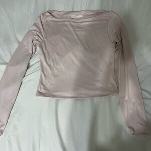 Gaze Soft Blush Long Sleeve Top